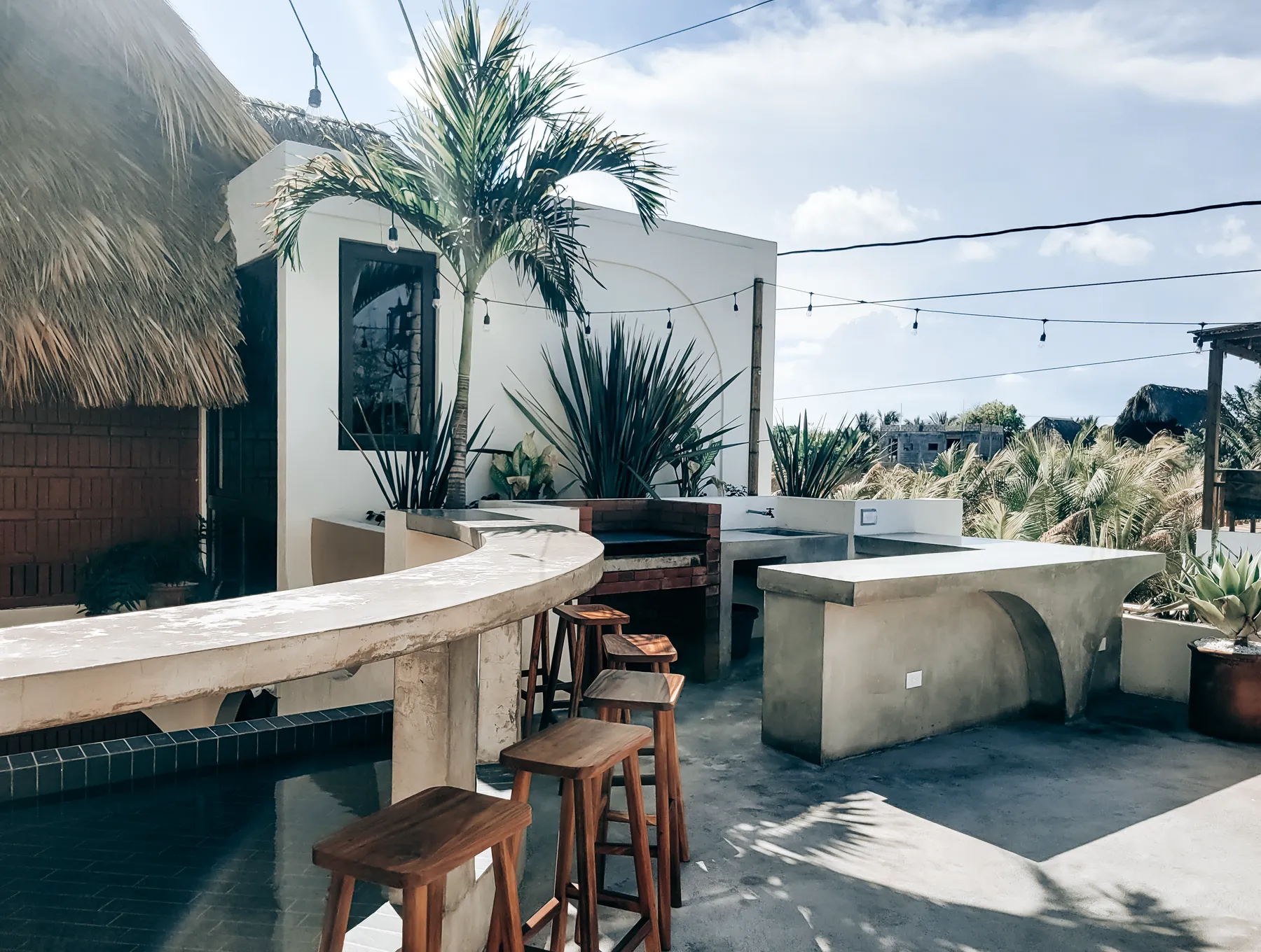 Sala y plunge pool