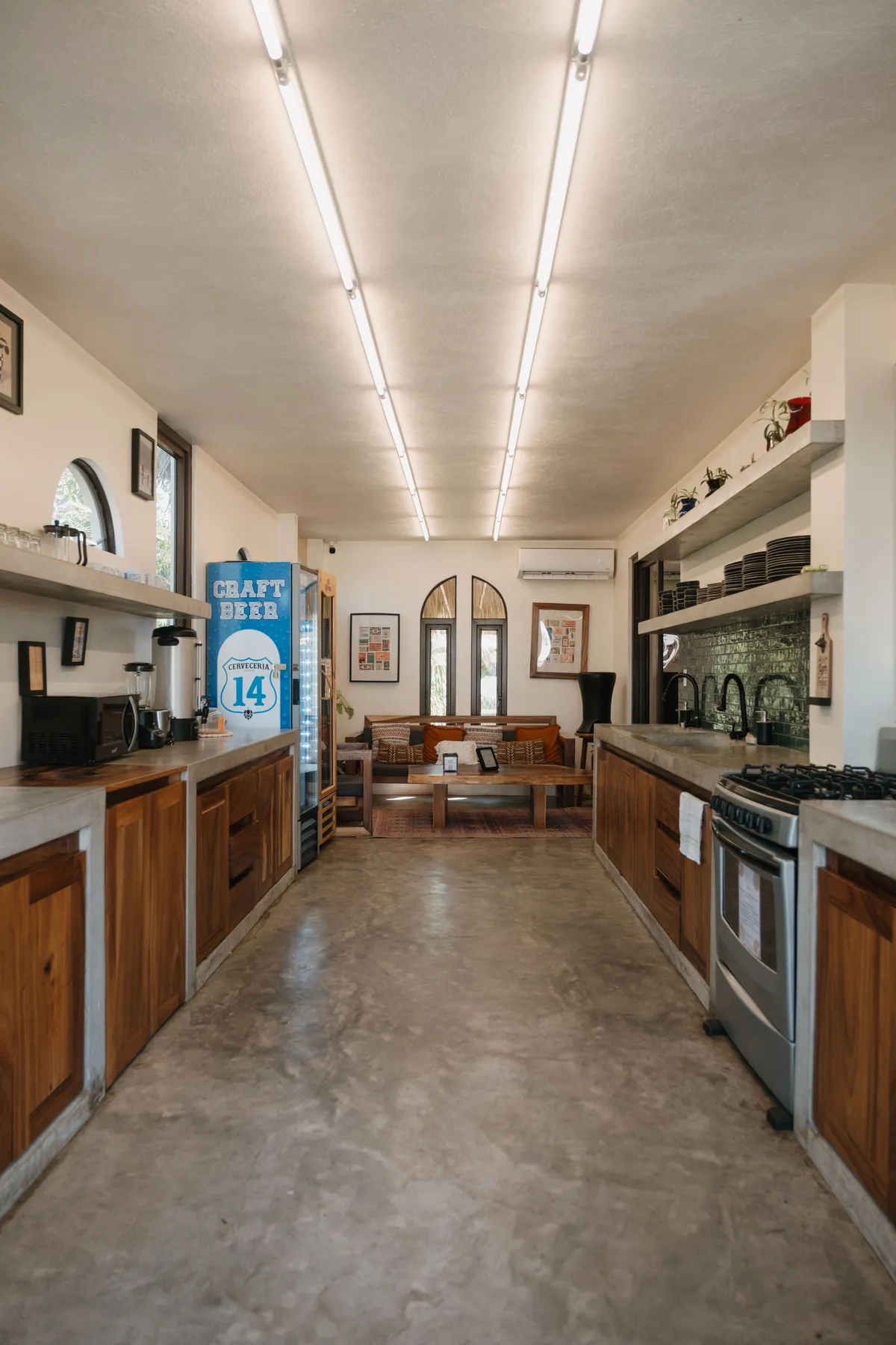 Cocina y terraza